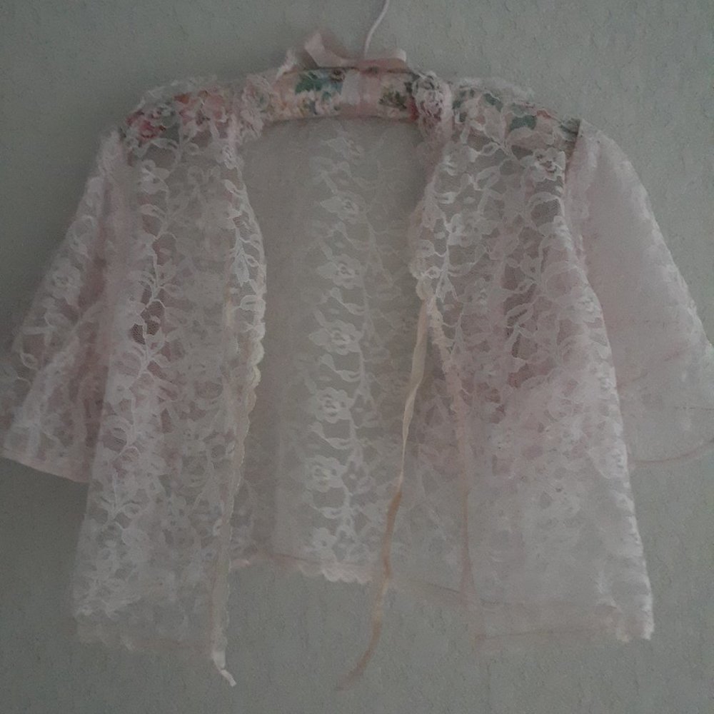 VINTAGE BEDJACKET!!!